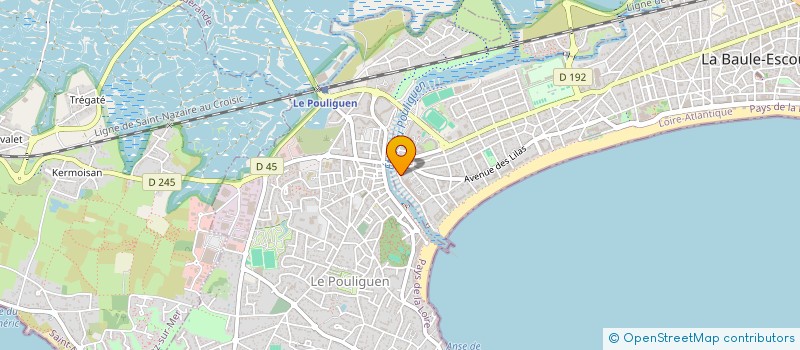 localisation de l'entreprise MONSIEUR YVES RIO à LA BAULE-ESCOUBLAC