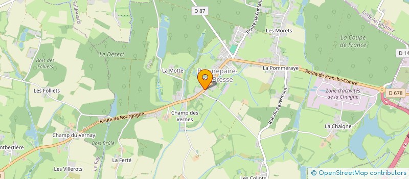 localisation de l'entreprise MONSIEUR YVES RIVOIRE  BEAUREPAIRE-EN-BRESSE