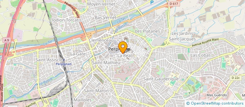 localisation de l'entreprise MONSIEUR YVES RIZO  PERPIGNAN