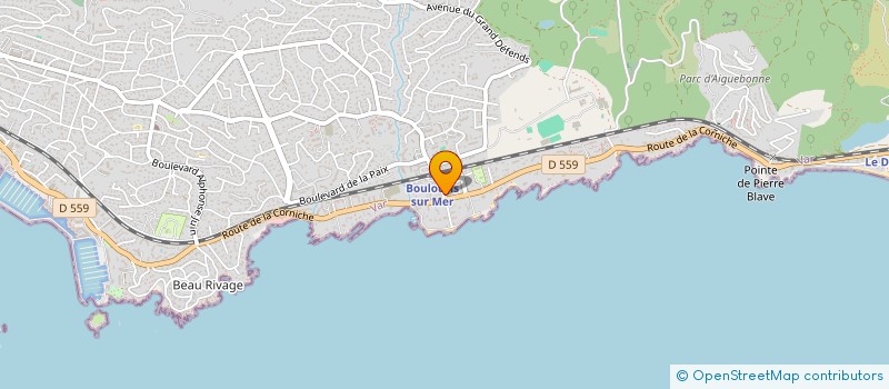 localisation de l'entreprise MONSIEUR YVES ROBERT  SAINT-RAPHAEL