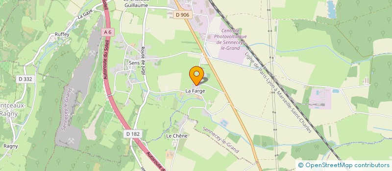 localisation de l'entreprise MONSIEUR YVES ROBERT  SENNECEY-LE-GRAND