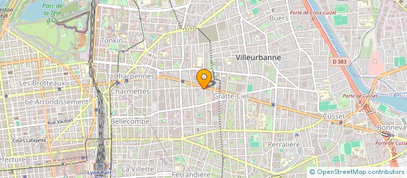 localisation de l'entreprise MONSIEUR YVES ROBIN à VILLEURBANNE