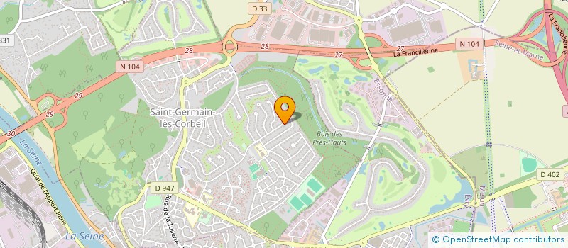 localisation de l'entreprise MONSIEUR YVES ROBIN  SAINT-GERMAIN-LES-CORBEIL