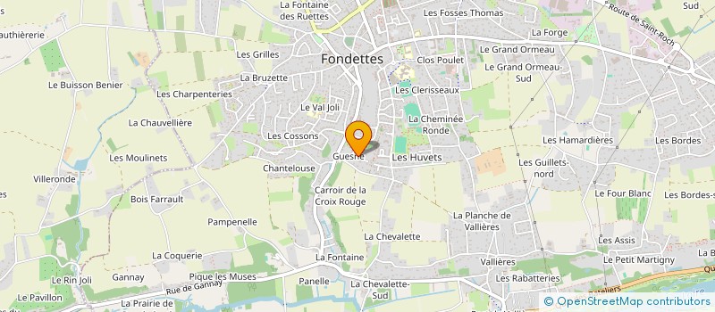 localisation de l'entreprise MONSIEUR YVES ROCHEREAU à FONDETTES