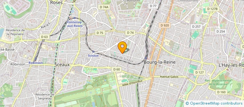 localisation de l'entreprise MONSIEUR YVES ROCQUEMONT à SCEAUX
