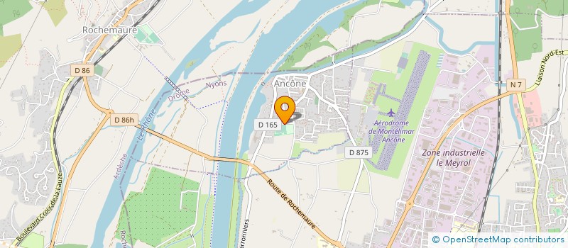 localisation de l'entreprise MONSIEUR YVES RODILLON  ANCONE