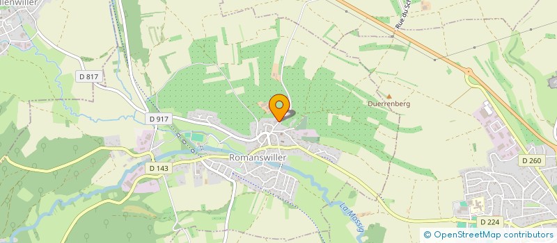 localisation de l'entreprise MONSIEUR YVES ROEDINGER  ROMANSWILLER