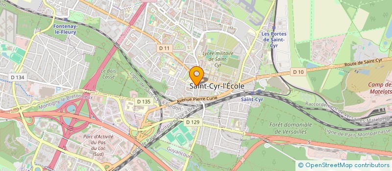 localisation de l'entreprise MONSIEUR YVES ROLLAND-CLERC à SAINT-CYR-L'ECOLE