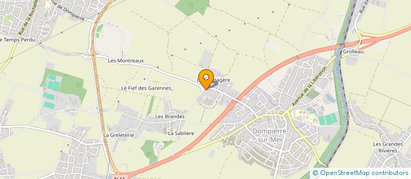 localisation de l'entreprise MONSIEUR YVES ROMENTEAU à DOMPIERRE-SUR-MER