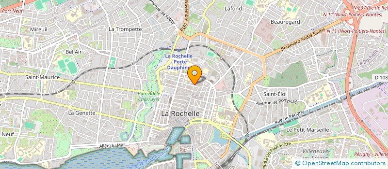 localisation de l'entreprise MONSIEUR YVES ROMIANT  LA ROCHELLE