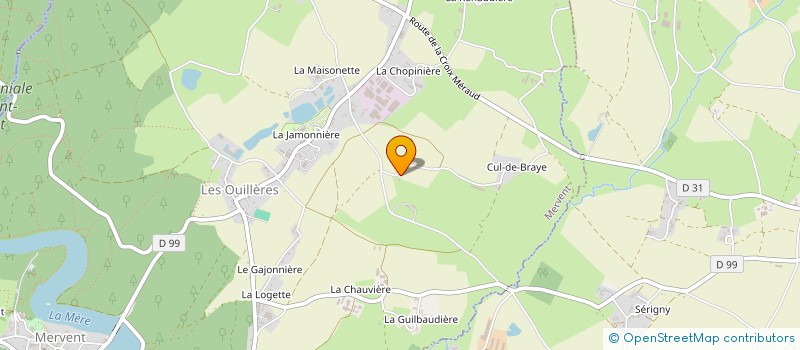 localisation de l'entreprise MONSIEUR YVES RONDARD à MERVENT