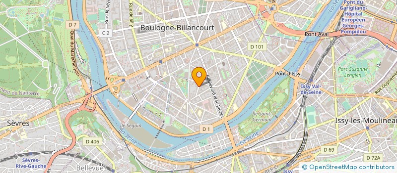 localisation de l'entreprise MONSIEUR YVES RONNET à BOULOGNE-BILLANCOURT