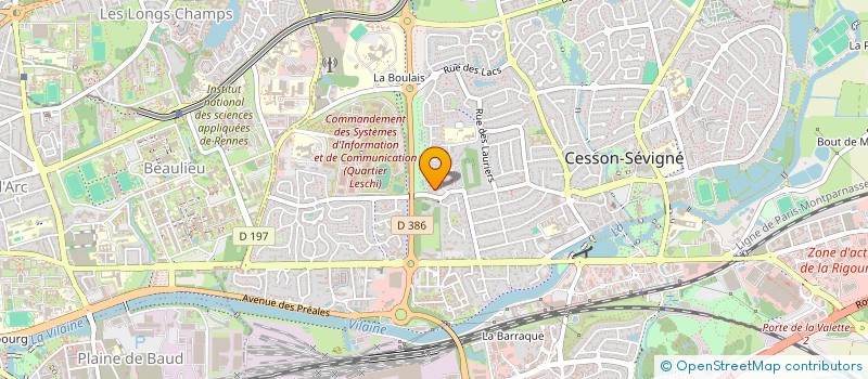 localisation de l'entreprise MONSIEUR YVES RORTAIS à CESSON-SEVIGNE