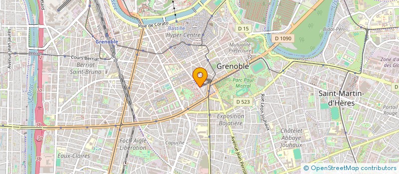 localisation de l'entreprise MONSIEUR YVES ROSSET  GRENOBLE