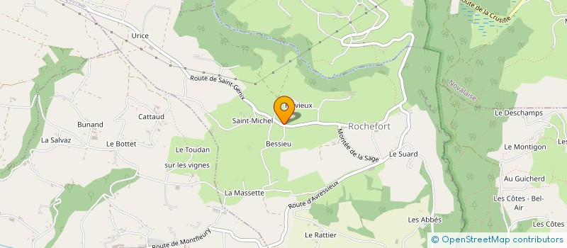 localisation de l'entreprise MONSIEUR YVES ROSTAING à SAINT-GENIX-LES-VILLAGES