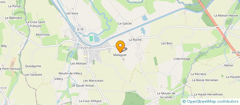 localisation de l'entreprise MONSIEUR YVES ROUAULT à TREVERIEN