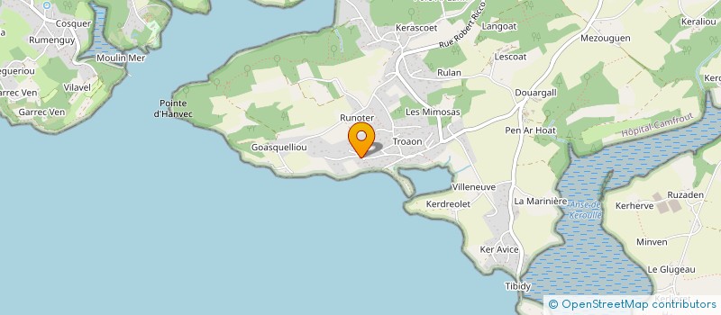 localisation de l'entreprise MONSIEUR YVES ROUE  HOPITAL-CAMFROUT