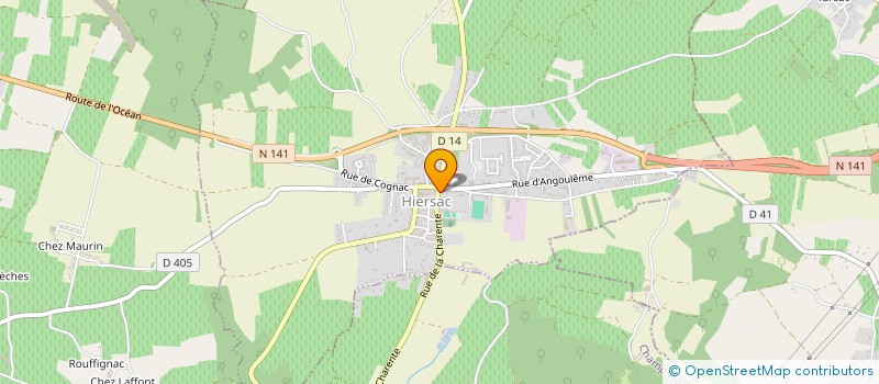 localisation de l'entreprise MONSIEUR YVES ROUFFIN à HIERSAC