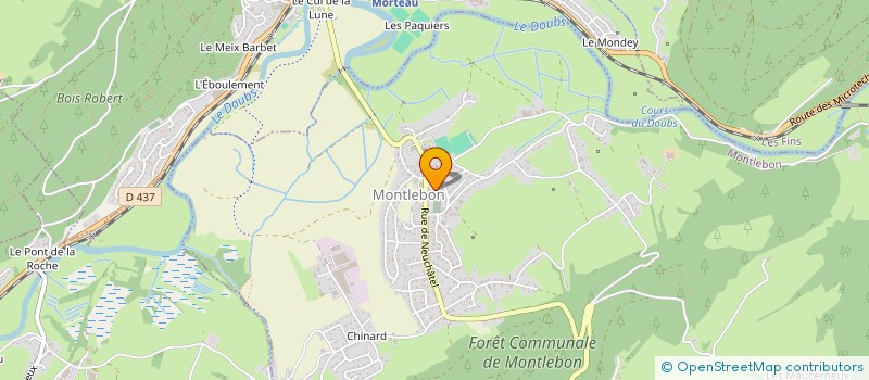 localisation de l'entreprise MONSIEUR YVES ROUGNON-GLASSON  LES FINS