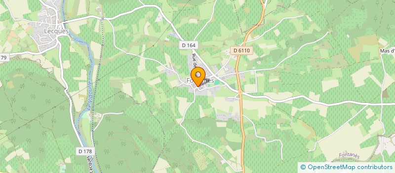 localisation de l'entreprise MONSIEUR YVES ROUMAJON  FONTANES