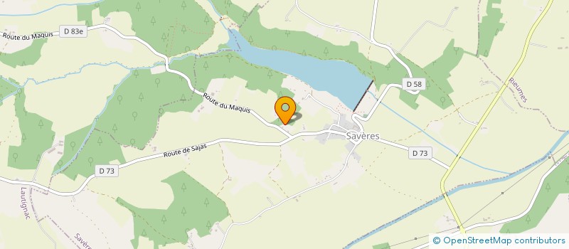 localisation de l'entreprise MONSIEUR YVES ROUQUETTE  SAVERES