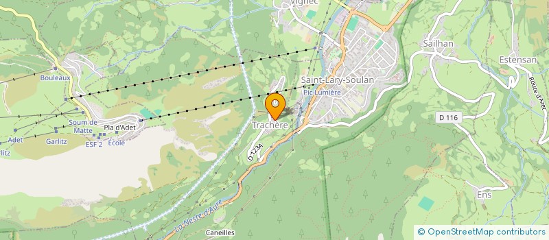 localisation de l'entreprise MONSIEUR YVES ROUSSEAU  SAINT-LARY-SOULAN