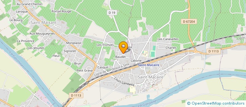 localisation de l'entreprise MONSIEUR YVES ROUSSEAU  SAINT-ANDRE-DU-BOIS