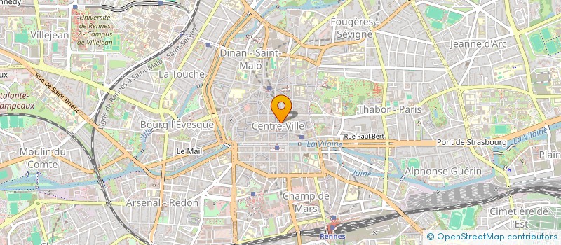 localisation de l'entreprise MONSIEUR YVES ROUSSEAU  RENNES