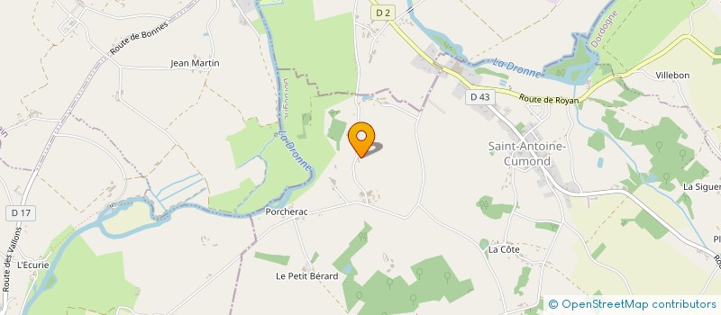 localisation de l'entreprise MONSIEUR YVES ROUSSEAU  SAINT-VINCENT-JALMOUTIERS