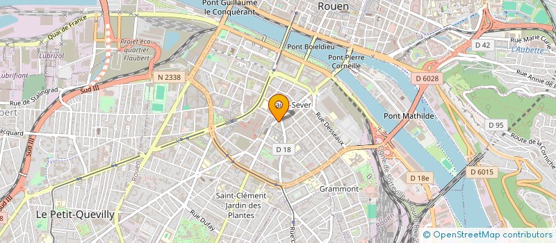 localisation de l'entreprise MONSIEUR YVES ROUSSEL à ROUEN