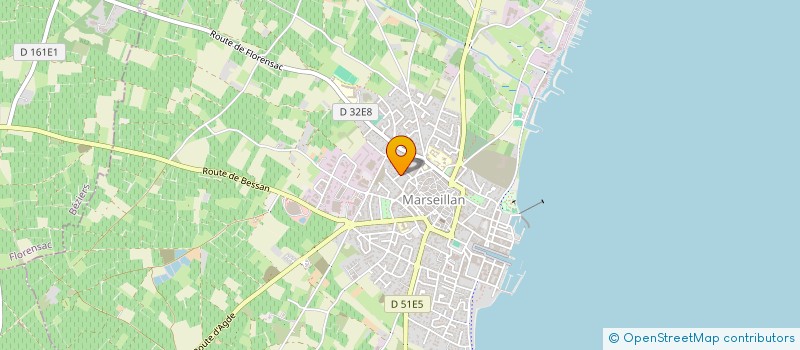 localisation de l'entreprise MONSIEUR YVES ROUSSEL à MARSEILLAN