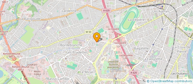 localisation de l'entreprise MONSIEUR YVES ROUSSELET DE MORTARIEU à TOULOUSE