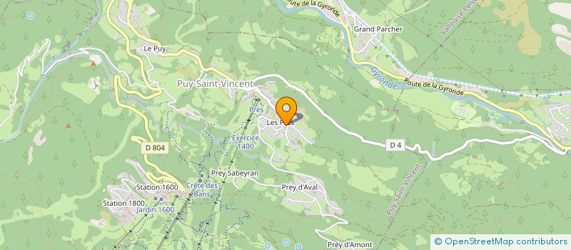 localisation de l'entreprise MONSIEUR YVES ROUX  PUY-SAINT-VINCENT