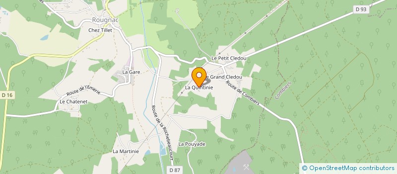 localisation de l'entreprise MONSIEUR YVES ROUX à ROUGNAC
