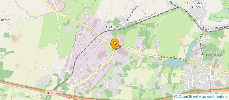 localisation de l'entreprise MONSIEUR YVES ROUXEL  SAINT-NAZAIRE