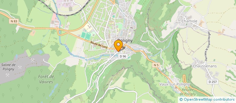 localisation de l'entreprise MONSIEUR YVES ROY à POLIGNY