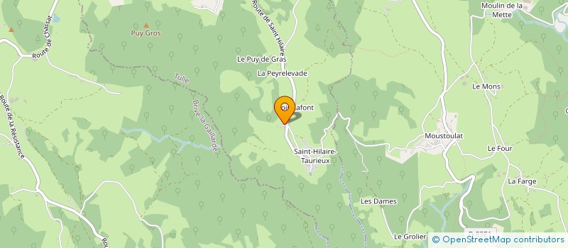 localisation de l'entreprise MONSIEUR YVES ROZE  SAINT-HILAIRE-TAURIEUX