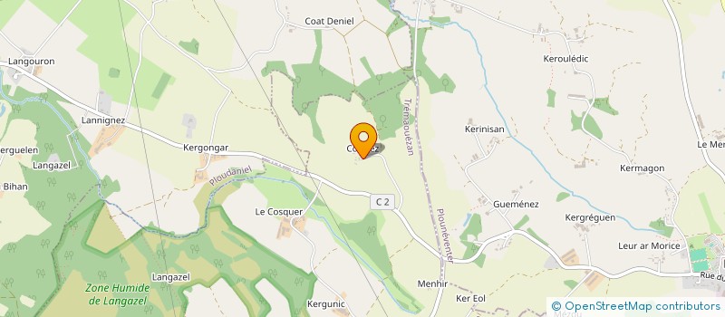 localisation de l'entreprise MONSIEUR YVES ROZEC  TREMAOUEZAN