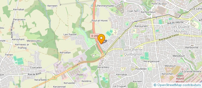 localisation de l'entreprise MONSIEUR YVES RUMAIN à BREST