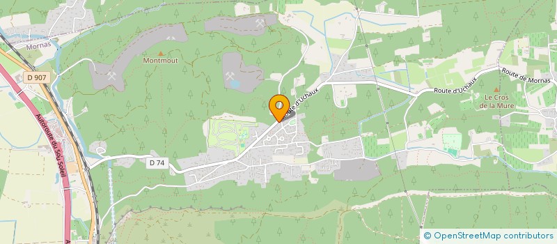 localisation de l'entreprise MONSIEUR YVES RYCHWAERT  MORNAS