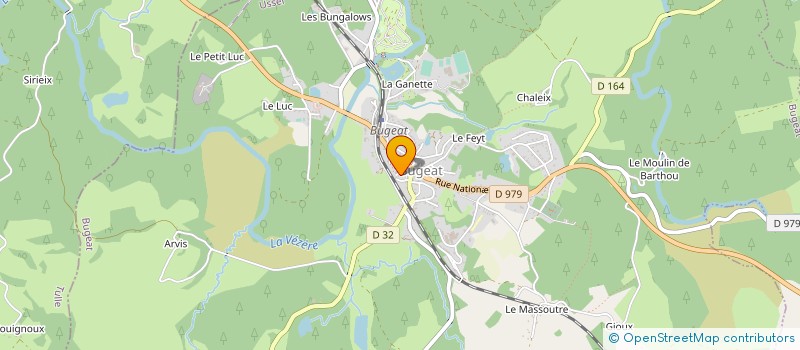 localisation de l'entreprise MONSIEUR YVES SADERNE  SAINT-MERD-LES-OUSSINES