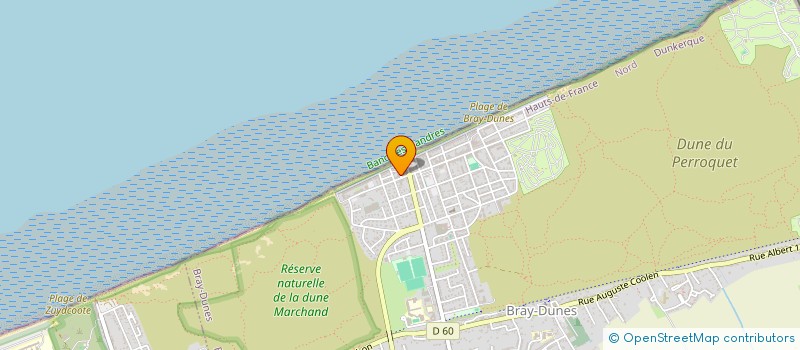 localisation de l'entreprise MONSIEUR YVES SAENEN  BRAY-DUNES