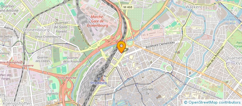 localisation de l'entreprise MONSIEUR YVES SAGER à STRASBOURG