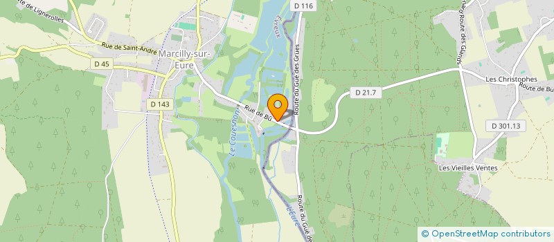 localisation de l'entreprise MONSIEUR YVES SAILLARD  MARCILLY-SUR-EURE