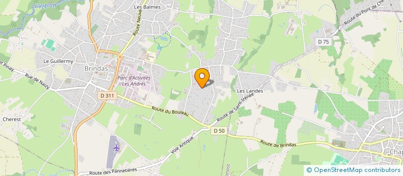 localisation de l'entreprise MONSIEUR YVES SAINE  BRINDAS