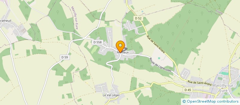 localisation de l'entreprise MONSIEUR YVES SAINT JAMES  MARCILLY-SUR-EURE