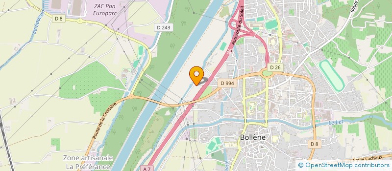 localisation de l'entreprise MONSIEUR YVES SAINT LEGER à BOLLENE