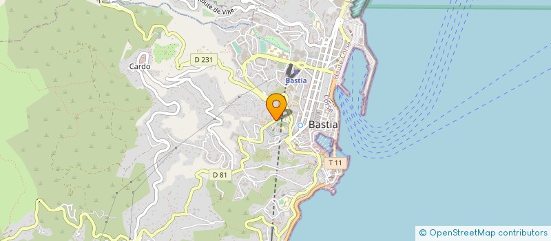localisation de l'entreprise MONSIEUR YVES SAINT-MICHEL à BASTIA