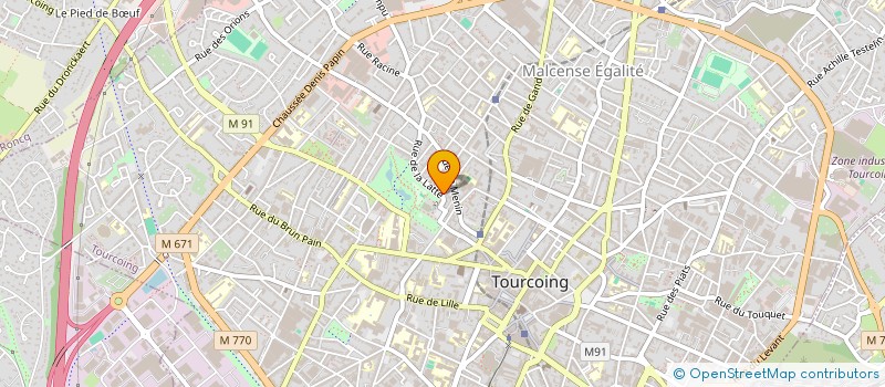 localisation de l'entreprise MONSIEUR YVES SALENCE  TOURCOING