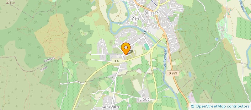 localisation de l'entreprise MONSIEUR YVES SALERY  QUISSAC